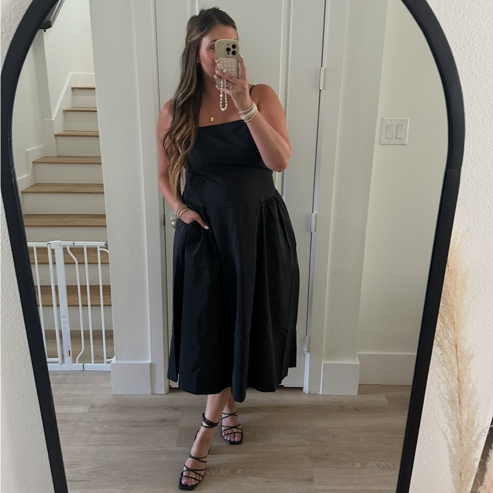 a new day Black Midi Dress